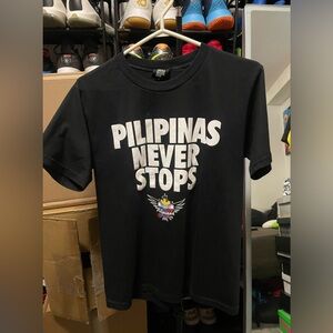 Pilipinas Never Stops Basketball T-Shirt